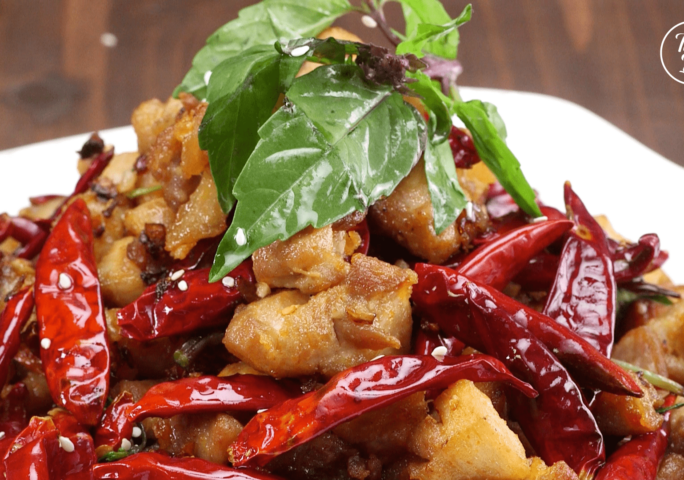 Spicy Diced Chicken with Chilies