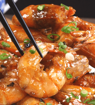 Chinese Style Sautéed Deep Fried Shrimp
