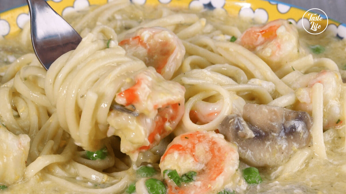 Shrimp in Creamy Sauce | chinese food | chow mein | cooking | Taste Life