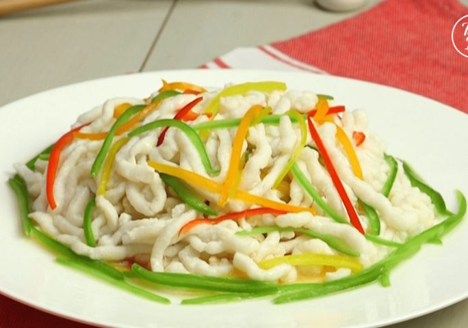 Stir-Fry Fish Paste Noodles