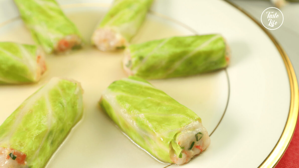 Shrimps Cabbage Rolls dinner lunch lunch ideas Taste Life