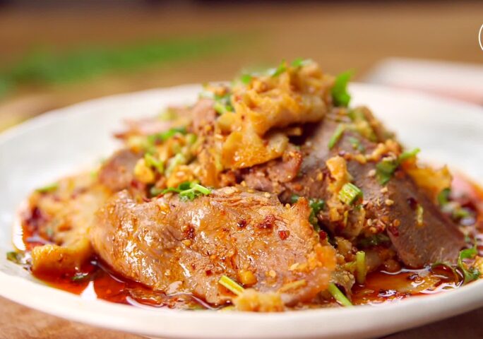 Sichuan Sliced Beef in Chili Sauce