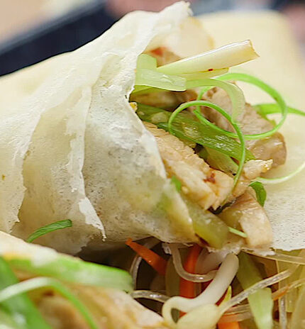 Spring Rolls With Handmade Wrappers