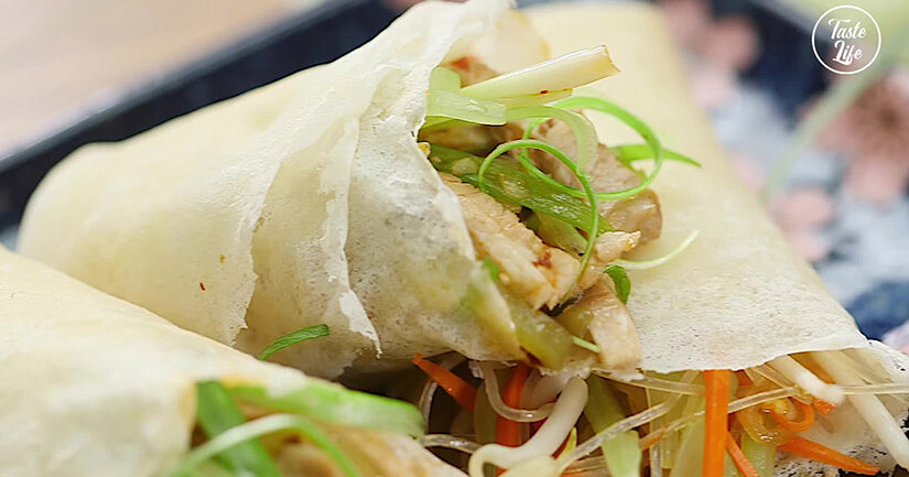 Spring Rolls With Handmade Wrappers