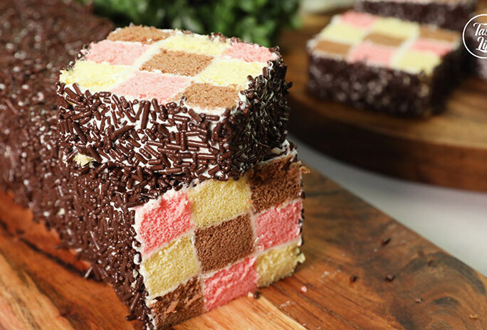 How to Make a Checkerboard Cake That Will Blow Your Guests' Minds - Brit +  Co