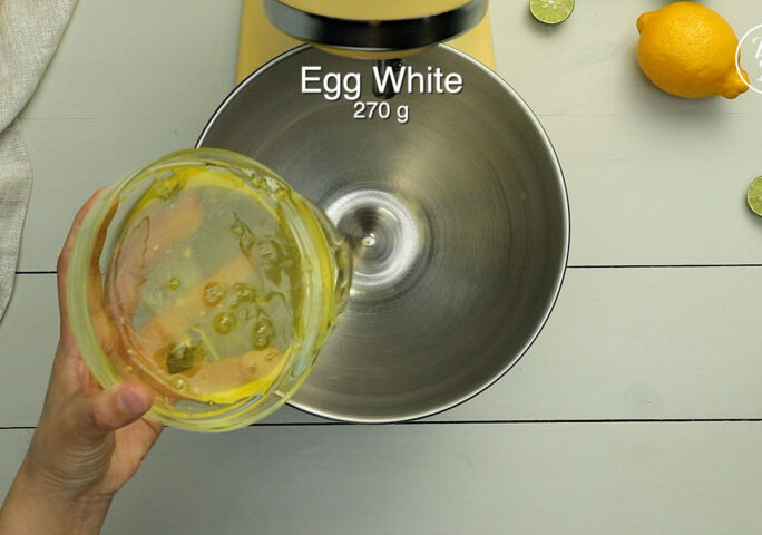 Step 3: Egg white mixture