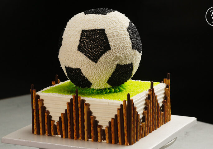 World Cup Soccer Ball Cake