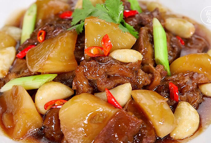 Beef Stew with White Radish l Recipe You Can Make in a Rice Cooker