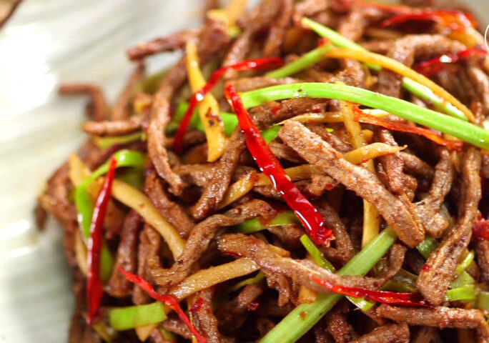 Dry-Fried Beef Slivers