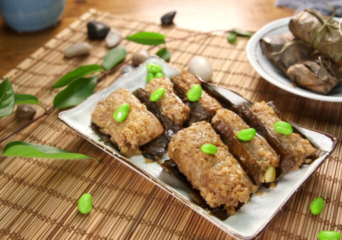 Pork Steamed in Lotus Leaves