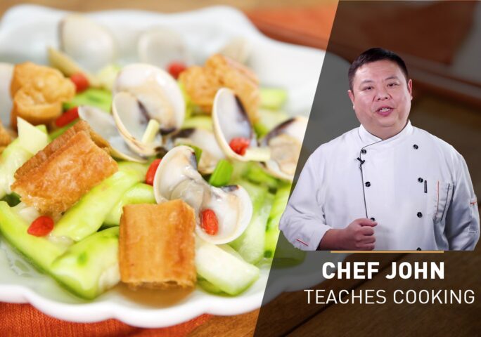 Stir-Fry Clam with Chinese Doughnut Stick | Chef John’s Cooking Class