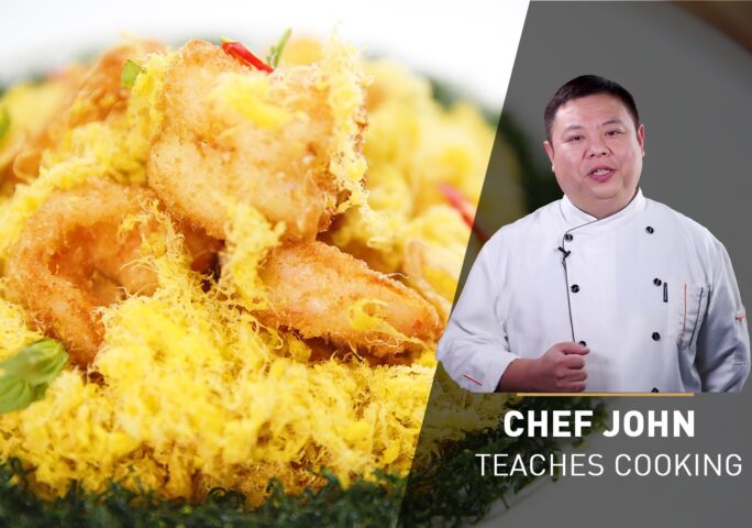 Crispy Shrimp with Egg Floss | Chef John’s Cooking Class