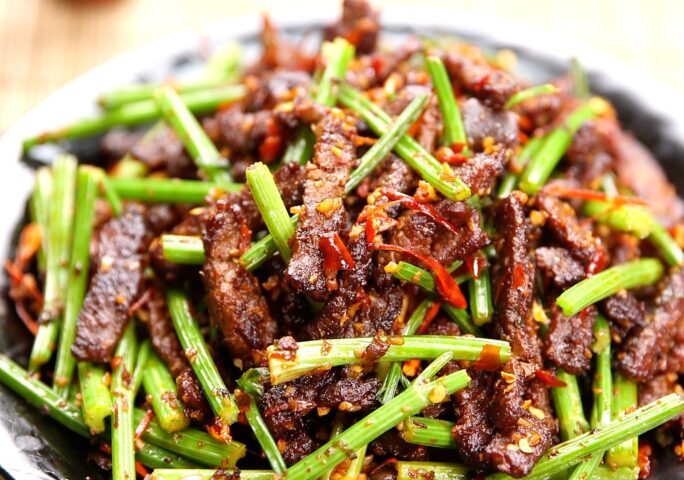 Sichuan Beef, Dry-Fried