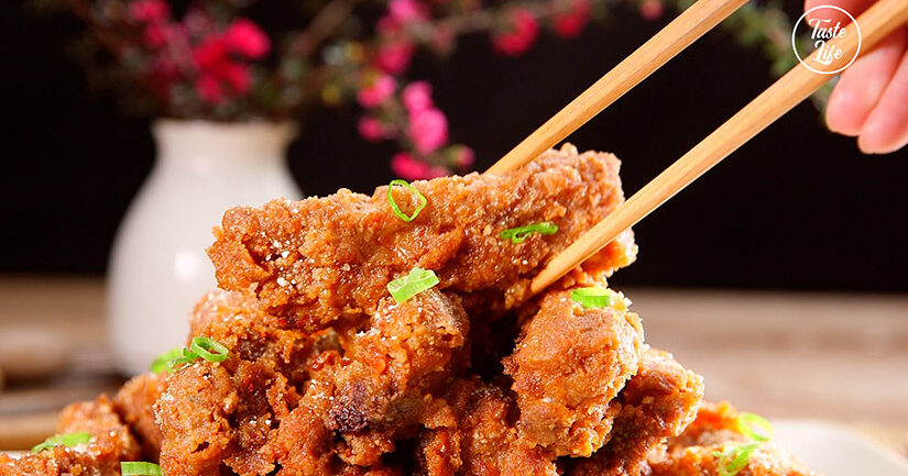 Steamed Ribs with Rice Powder