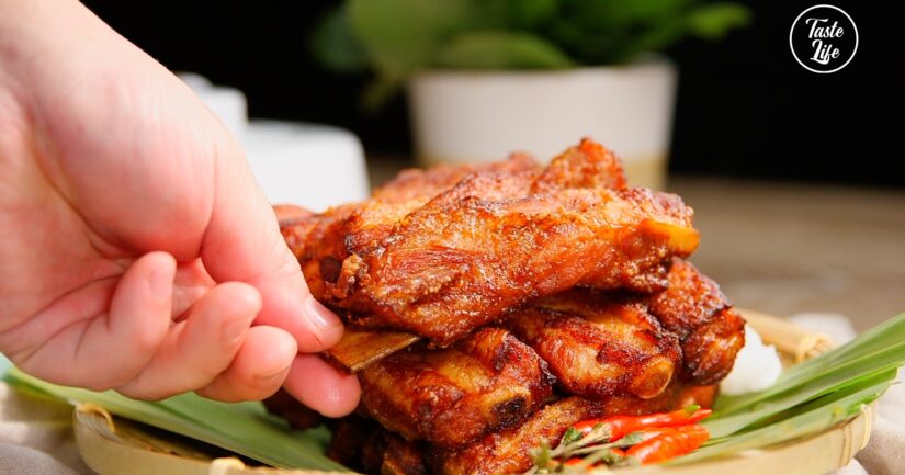 Fall-Off-The-Bone Garlic Pork Ribs