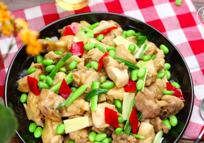 Chicken and Edamame Stir Fry | best chicken recipes | chinese food ...