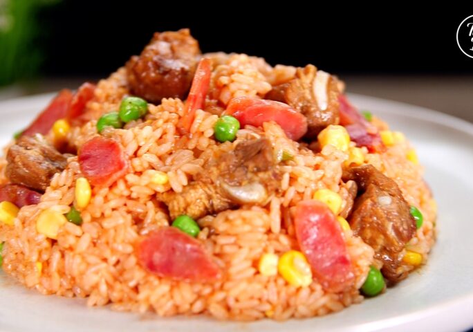 Pork Rib and Sausage Rice l Recipe You Can Make in a Rice Cooker