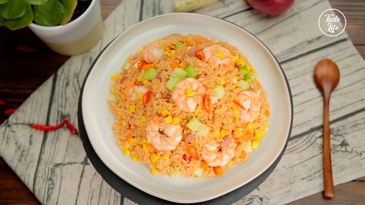 Shrimp and Rice l Recipe You Can Make in a Rice Cooker cooking