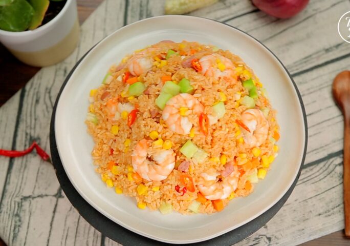 Shrimp and Rice l Recipe You Can Make in a Rice Cooker