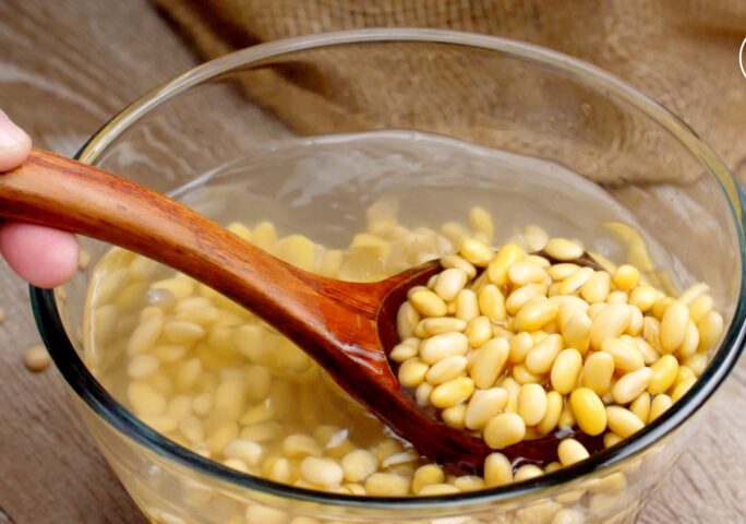 [Soybean Pudding] Step 1