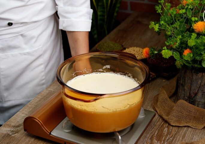 [Soybean Pudding] Step 4