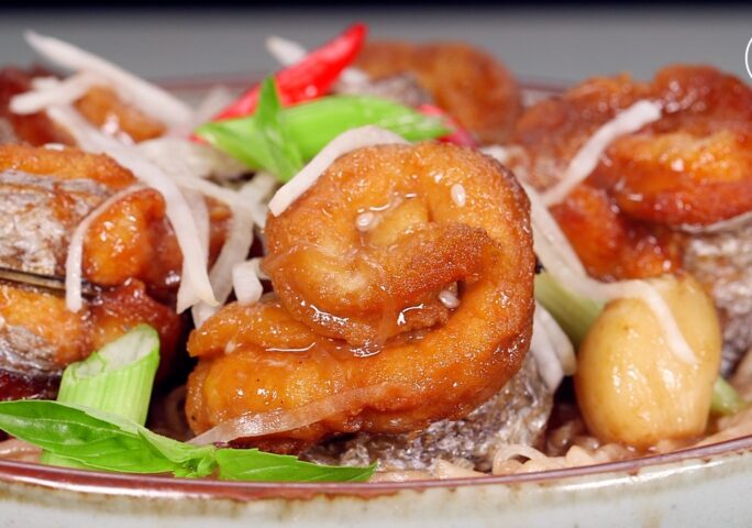 Ribbonfish with White Radish | bass | cooking | dinner | Taste Life