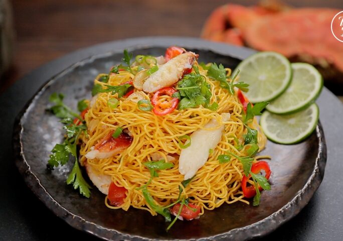 Easy Stir-Fry Noodles With Crab Meat