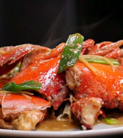 Lobster with Ginger and Scallions
