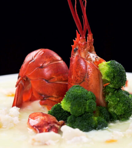 Lobster with Steamed Egg Whites