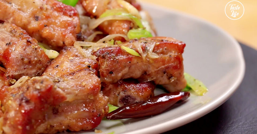 Stir-Fry Ribs With Shallot and Celery