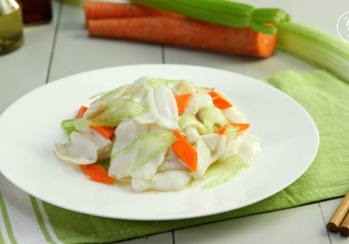 Healthy Cuttlefish Stir Fry