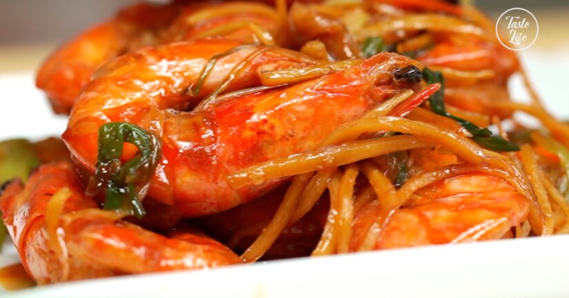 Shandong Braised Prawns