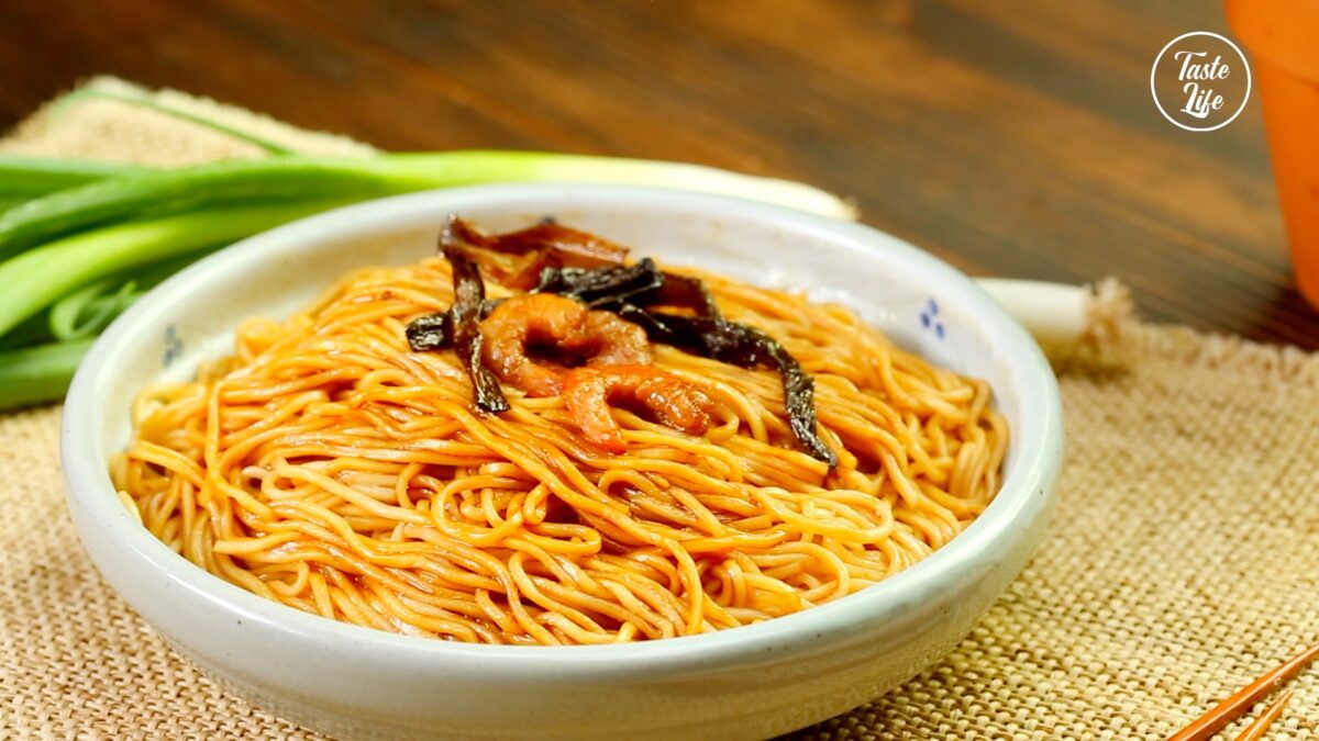 Scallion Oil And Soy Sauce Handmade Noodles | chinese food | chow mein | cooking
