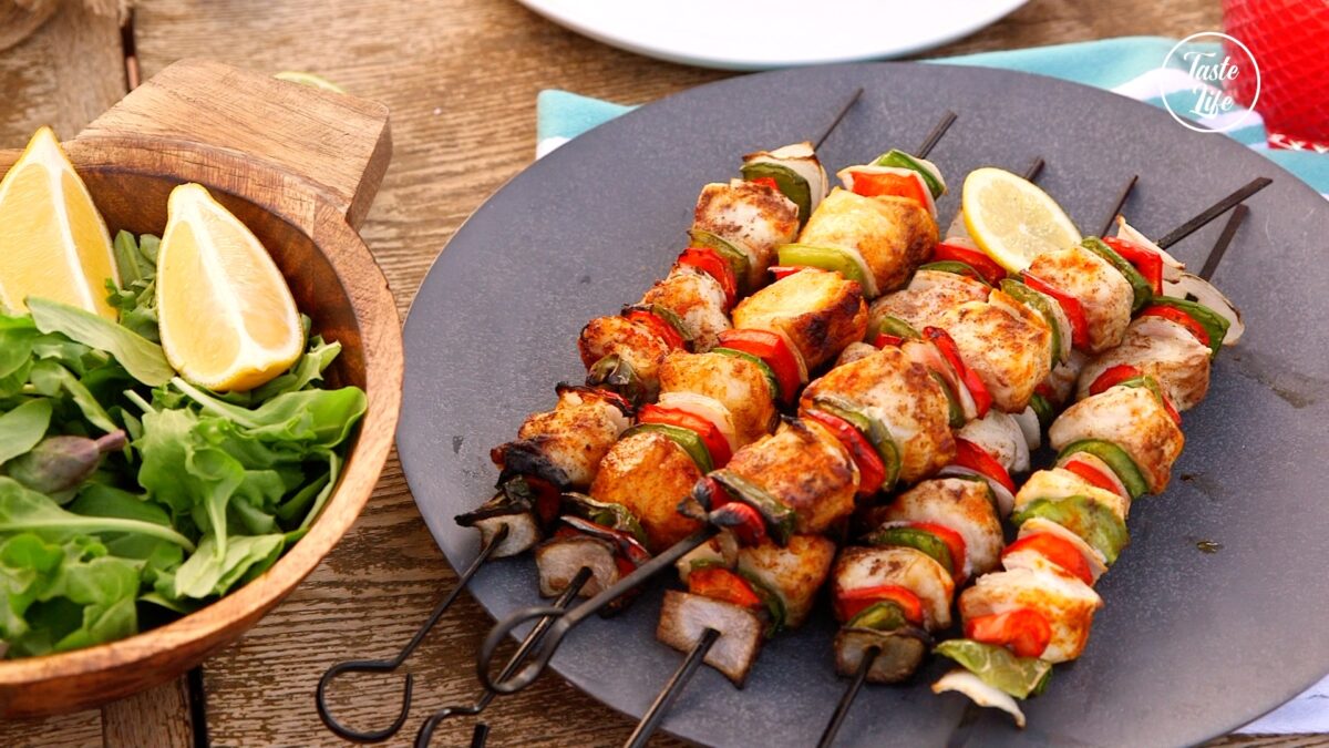 Barbecued Fish Skewers catfish chicken cooking Taste Life