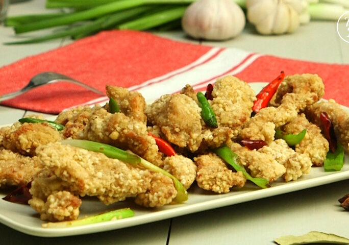 Spicy Garlic Fried Chicken