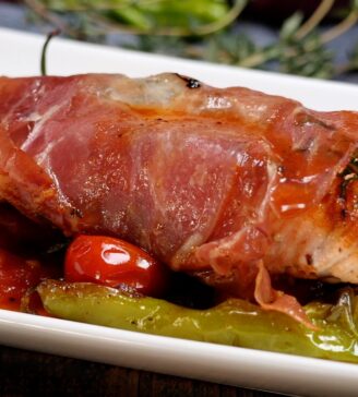 Pan-Seared Salmon in Parma Ham