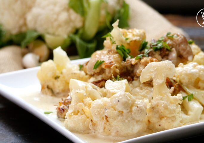 Creamy Chicken and Cauliflower Casserole | chicken | chicken dinner ...