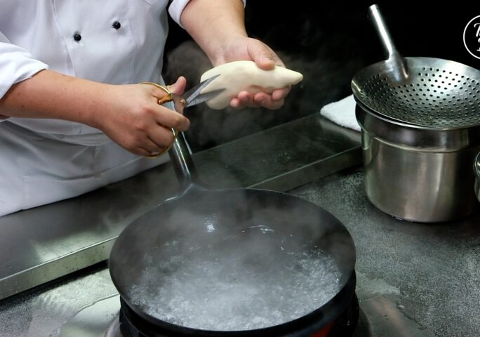 Scissor Cut Noodles - Okonomi Kitchen