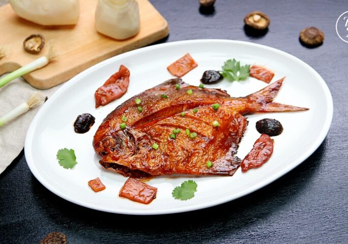 Braised Pomfret Fish