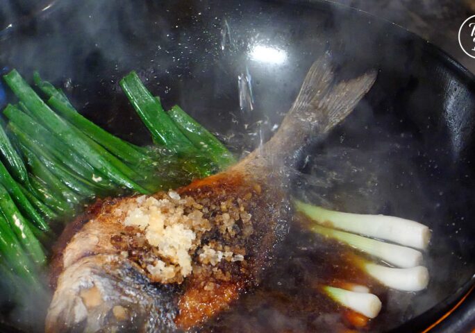 Green Onion Braised Fish | bass | catfish | cooking | Taste Life