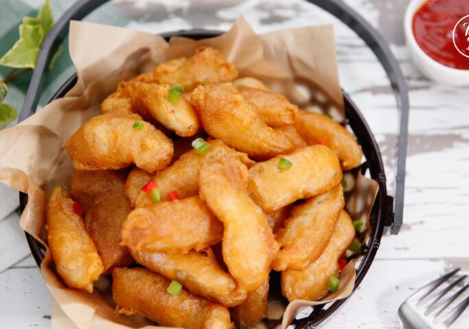 Crispy Pomfret Fish Sticks