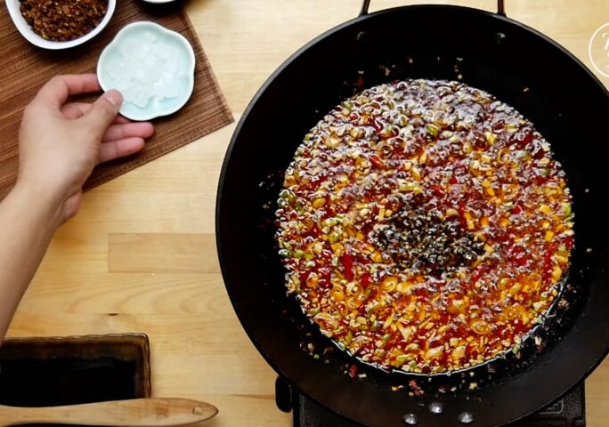 [Spicy soup base] Step 2