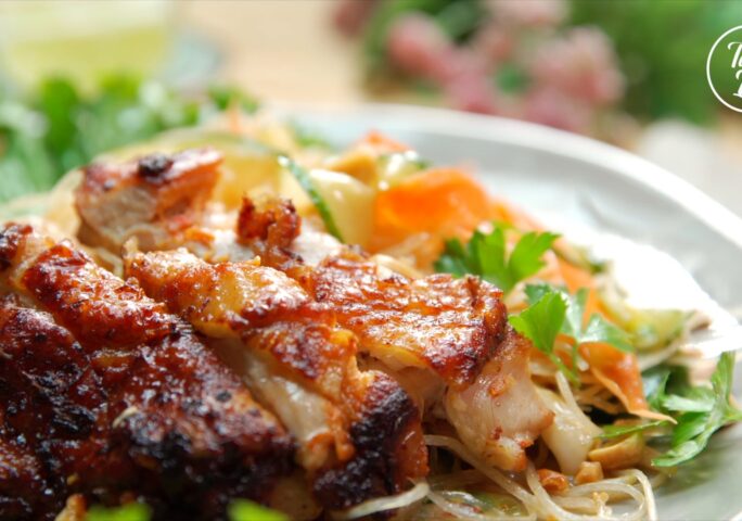 Thai-Style Chicken and Rice Vermicelli Noodle Salad