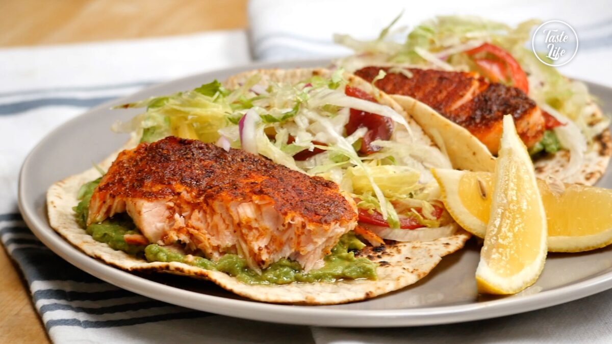 Roasted Salmon Tacos | dinner recipes | easy dinner ideas | Taste Life