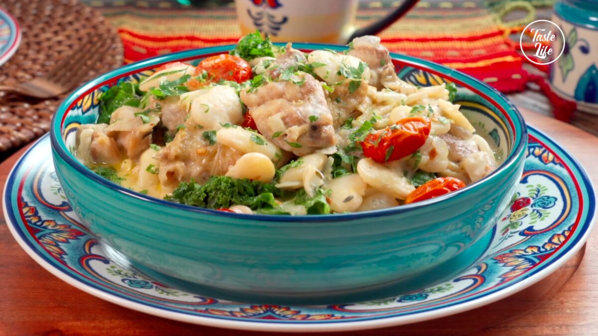 Chicken And Lima Bean Stew With Roasted Tomatoes Chicken And Lima