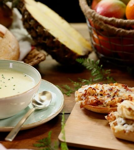 Potato Leek Soup With Chef's Special Toast