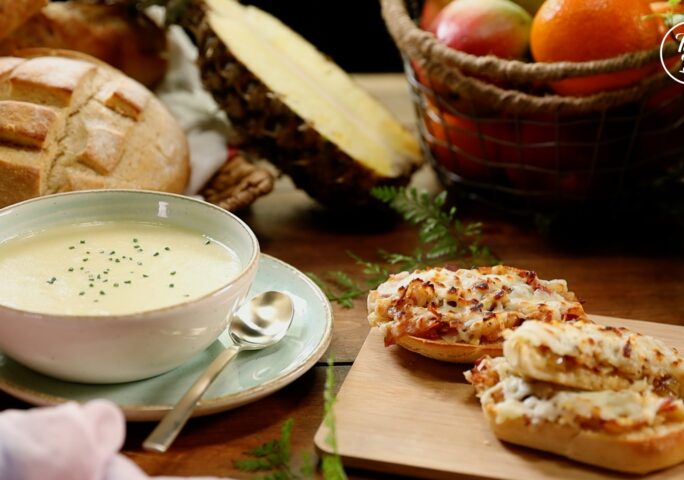 Potato Leek Soup With Chef's Special Toast