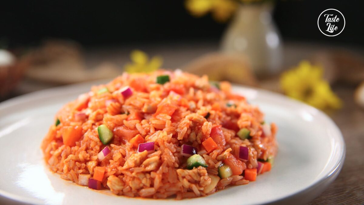 Tomato Chicken Fried Rice Mini Fried Rice Class Chicken Dinner   Tomato Chicken Fried Rice Chef John 00887 T1 1200x675 