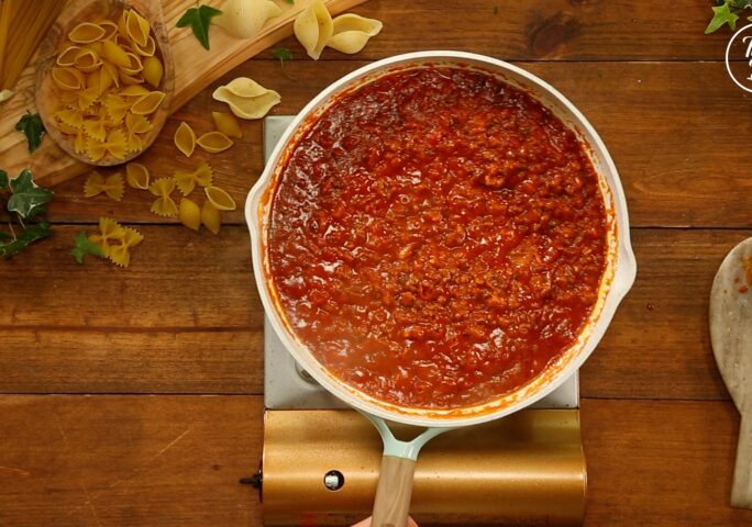Step 4【Bolognese sauce】