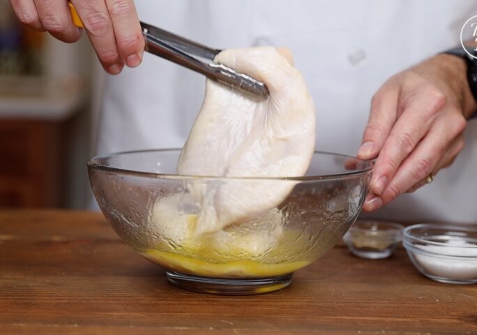 Step 2【Marinate Chicken】